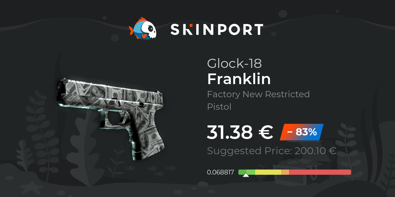 Glock-18 | Franklin (Factory New) - CS:GO - Skinport