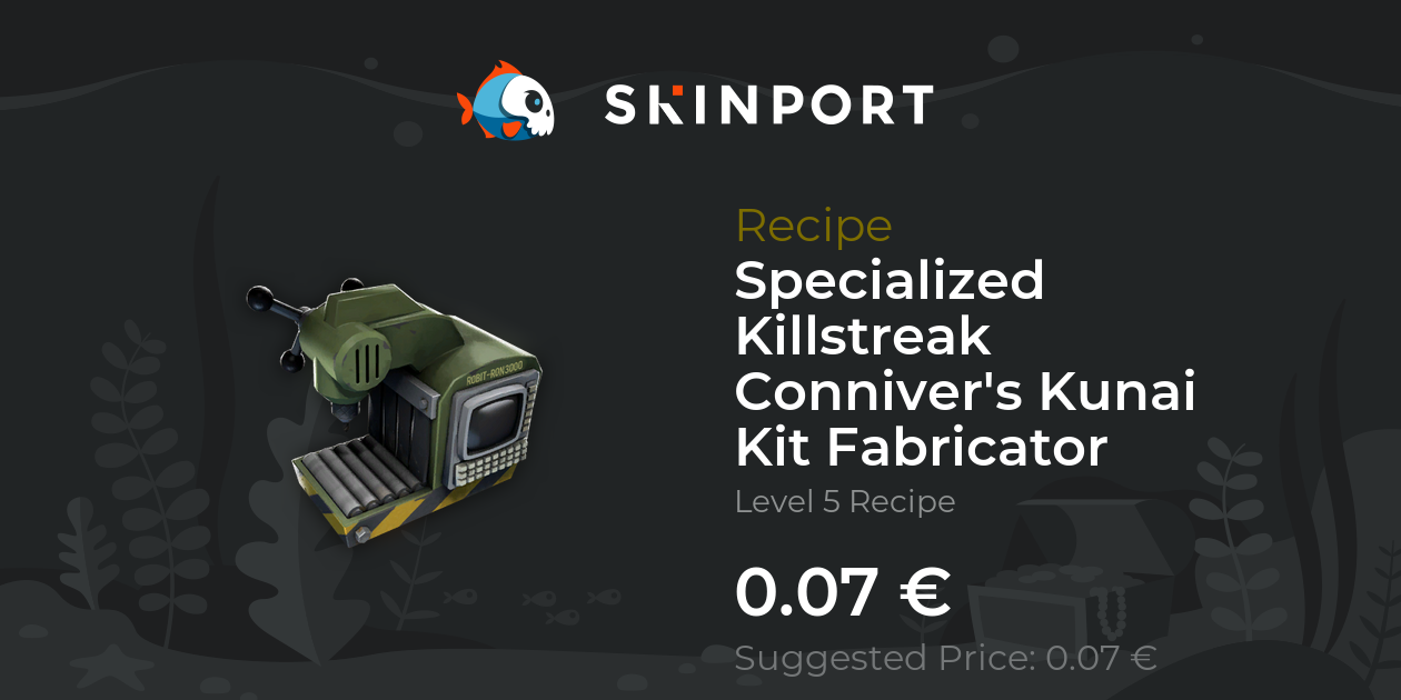 Specialized Killstreak Conniver's Kunai Kit Fabricator - Team Fortress ...