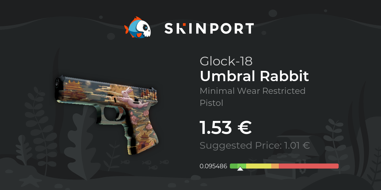 Glock-18 | Umbral Rabbit (Minimal Wear) - Counter-Strike 2 - Skinport