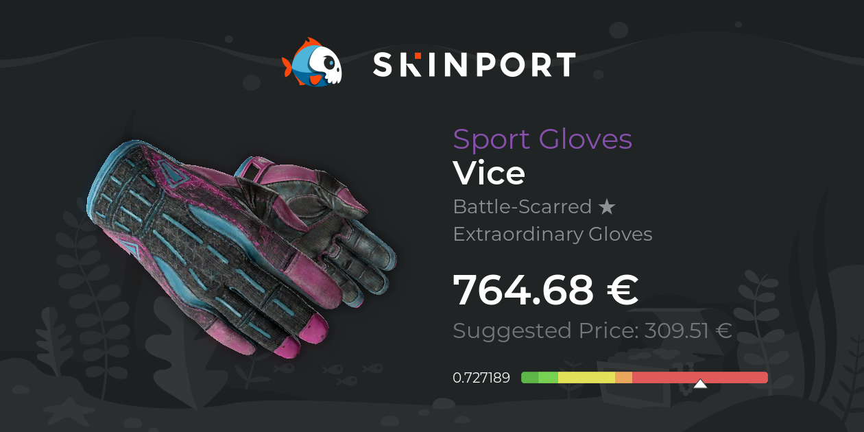 Sport Gloves Vice (BattleScarred) CS2 Skinport