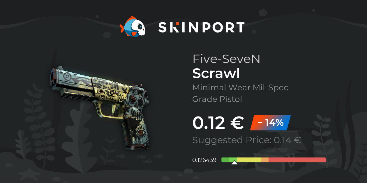 Five-SeveN | Scrawl (Minimal Wear) - Counter-Strike 2 - Skinport