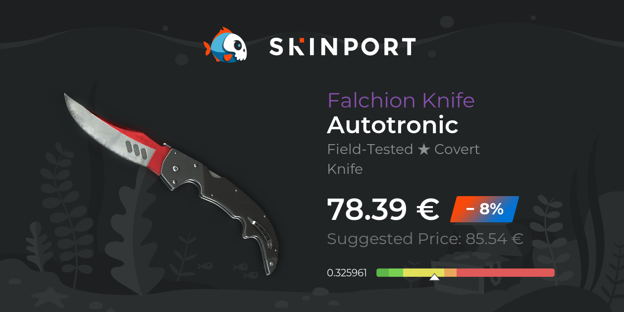 Falchion Knife | Autotronic (Field-Tested) - Counter-Strike 2 - Skinport