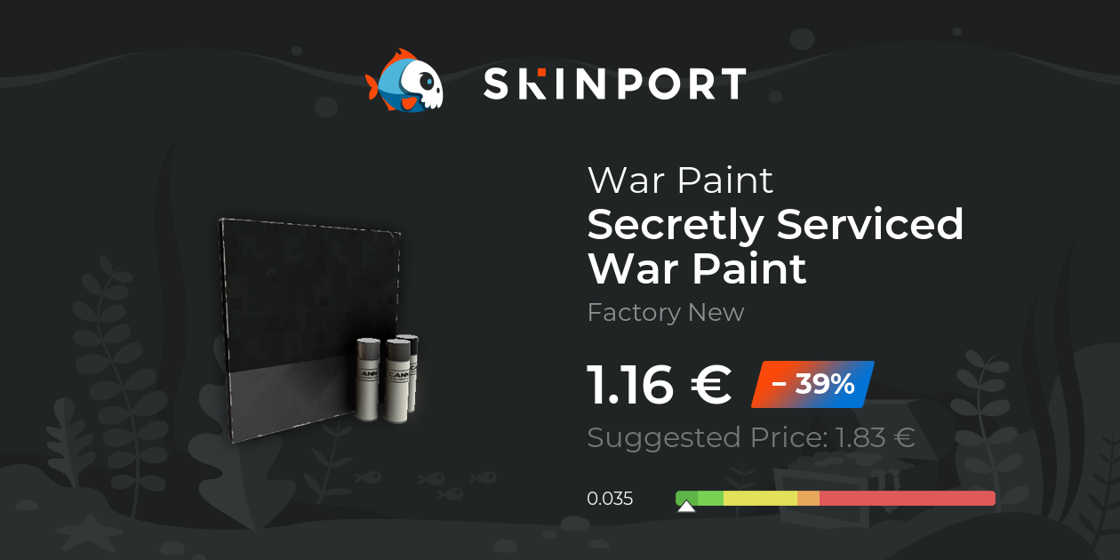 Secretly Serviced War Paint (Factory New) Team Fortress 2 Skinport