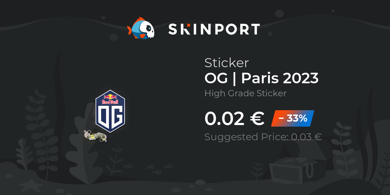 Sticker | OG | Paris 2023 - Counter-Strike 2 - Skinport