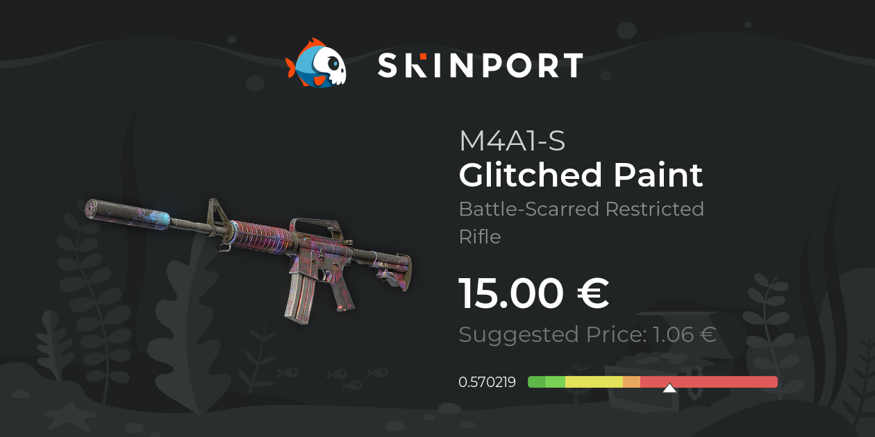 M4A1-S | Glitched Paint (Battle-Scarred) - Counter-Strike 2 - Skinport