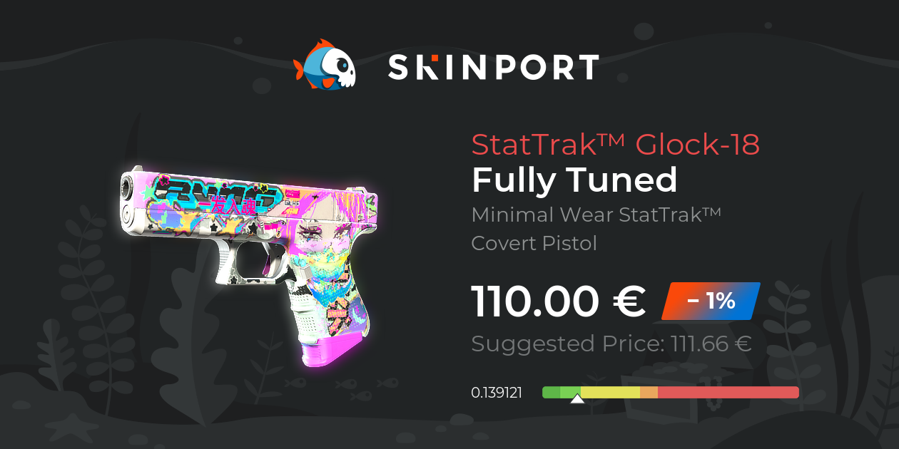 StatTrak™ Glock-18 | Fully Tuned (Minimal Wear) - Counter-Strike 2 ...