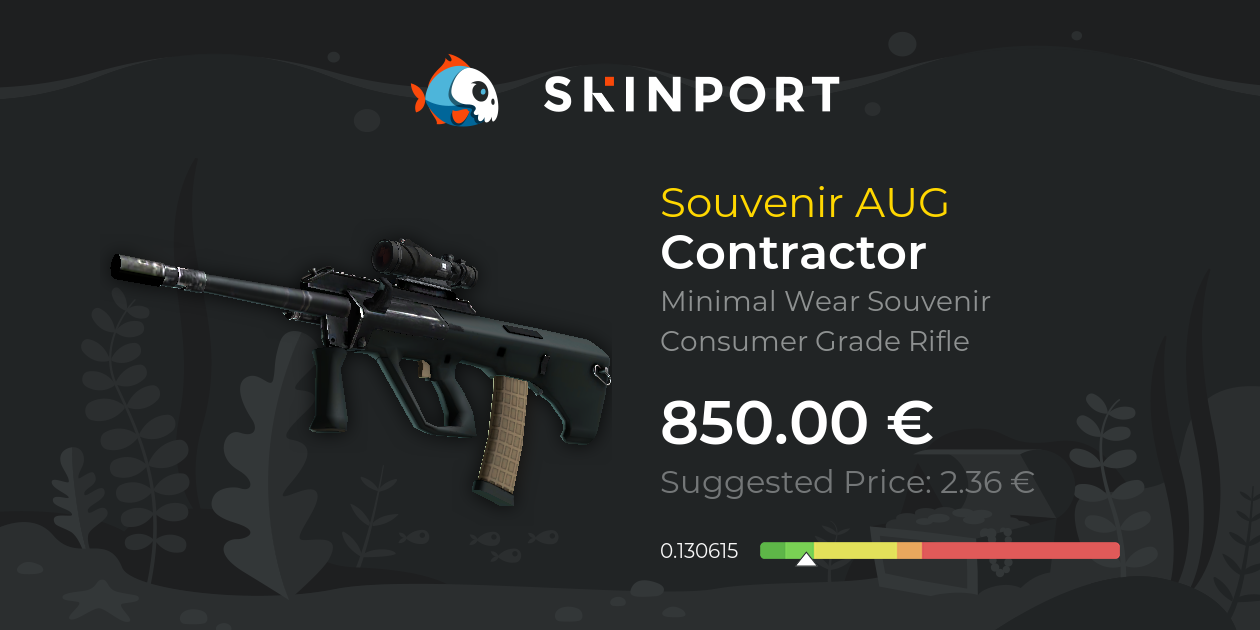 Souvenir AUG | Contractor (Minimal Wear) - Counter-Strike 2 - Skinport