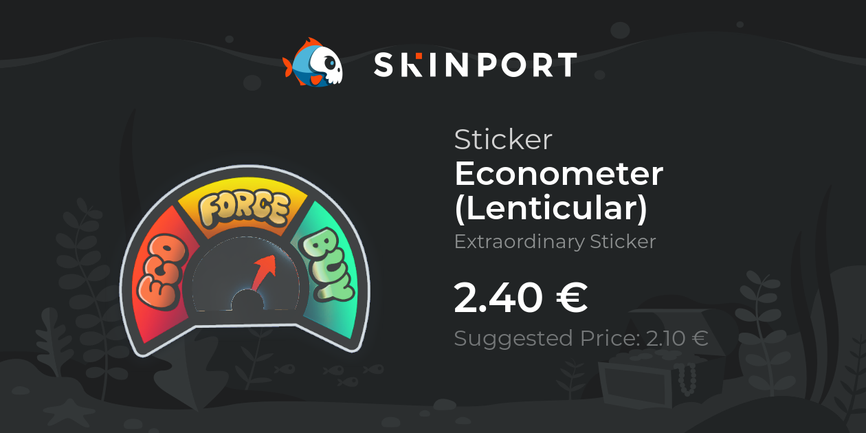 Sticker | Econometer (Lenticular) - Counter-Strike 2 - Skinport