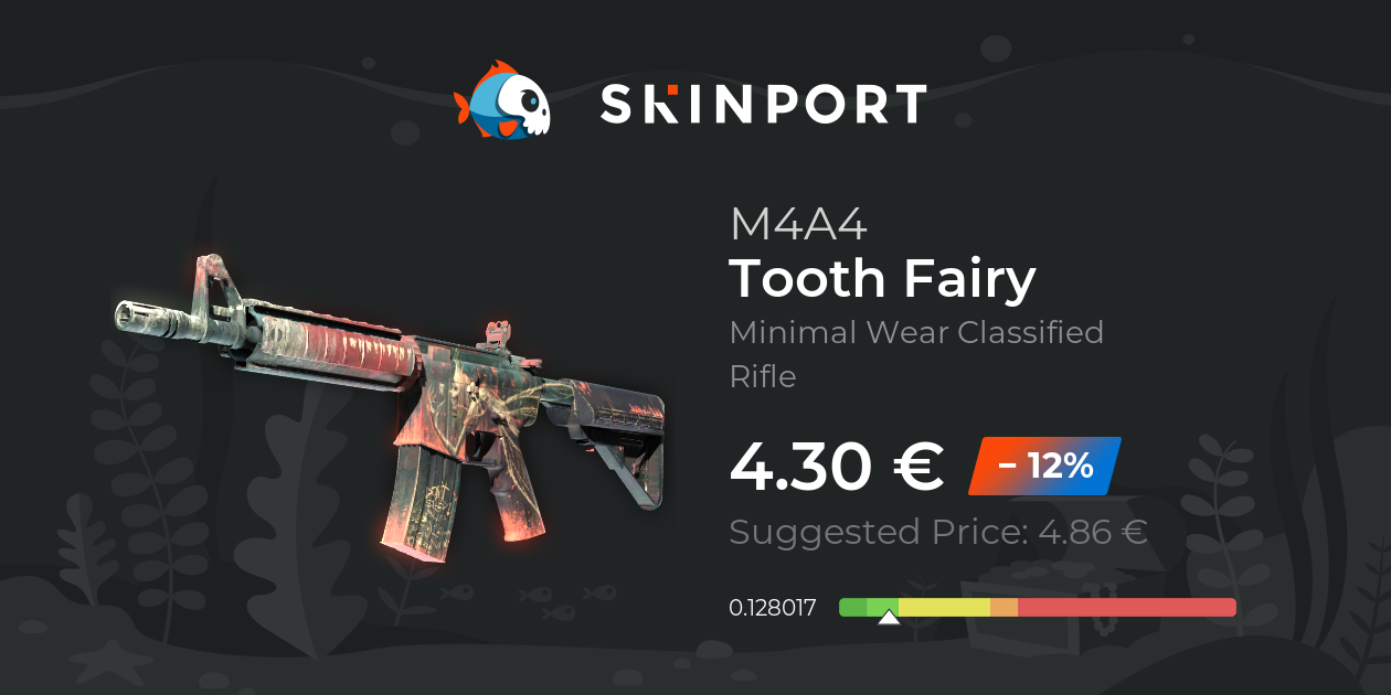 M4A4 | Tooth Fairy (Minimal Wear) - Counter-Strike 2 - Skinport