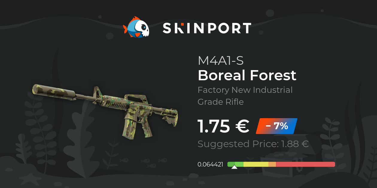 M4A1-S | Boreal Forest (Factory New) - Counter-Strike 2 - Skinport