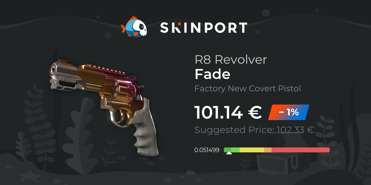 R8 Revolver | Fade (Factory New) - Counter-Strike 2 - Skinport