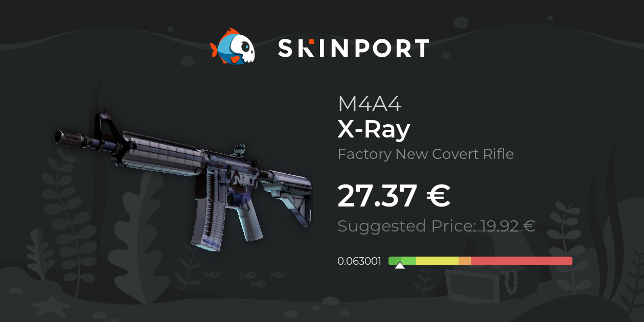 M4A4 | X-Ray (Factory New) - CS2 - Skinport