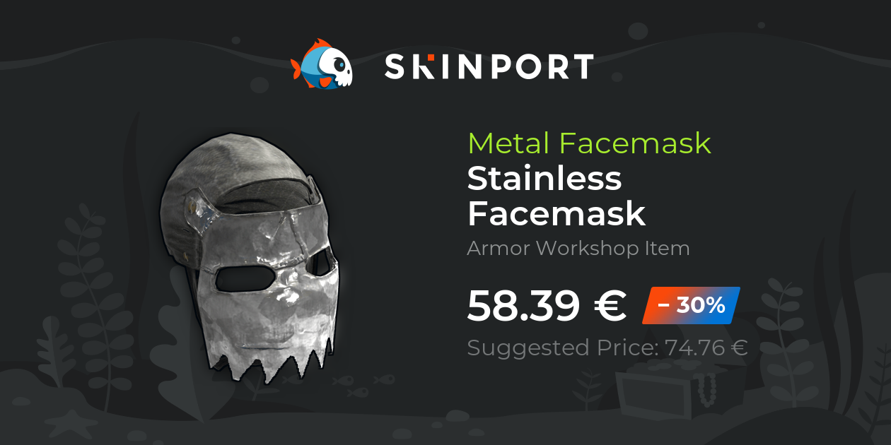 Stainless Facemask - Rust - Skinport