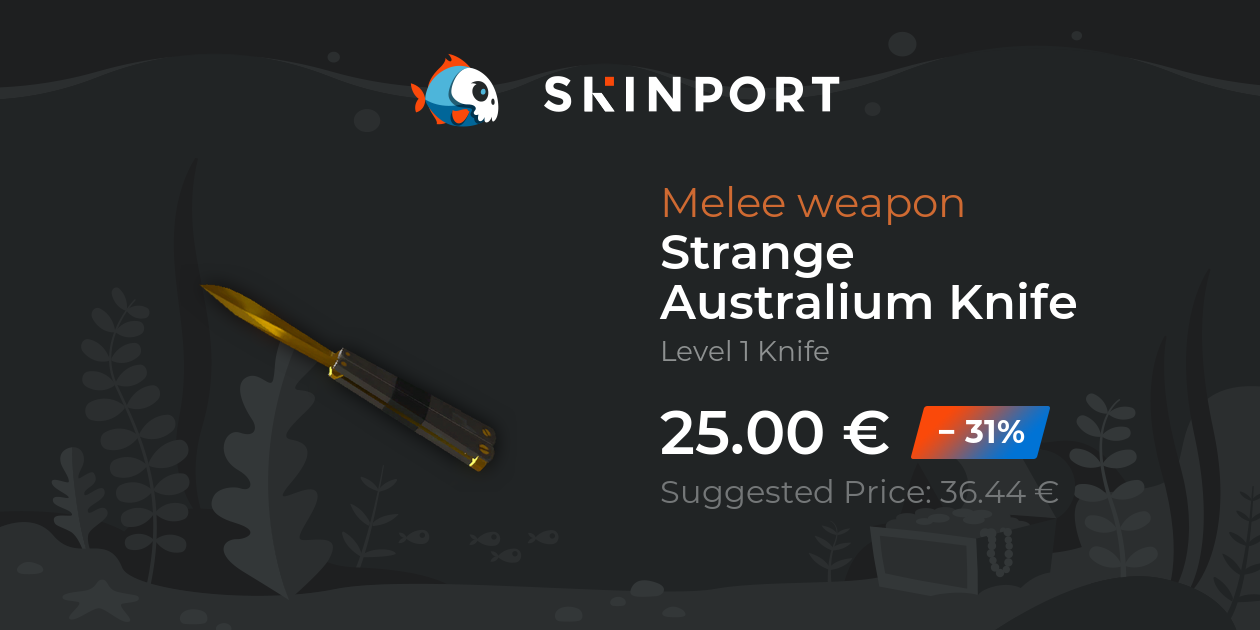 Strange Australium Knife - Team Fortress 2 - Skinport