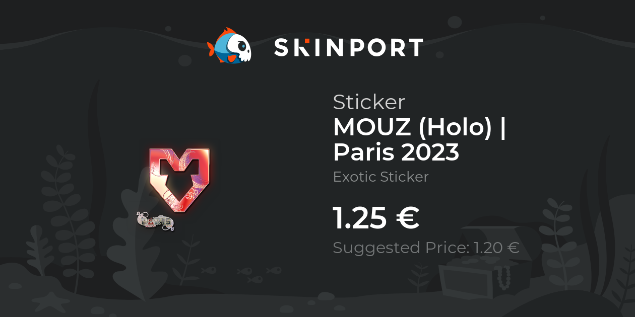 Sticker | MOUZ (Holo) | Paris 2023 - Counter-Strike 2 - Skinport