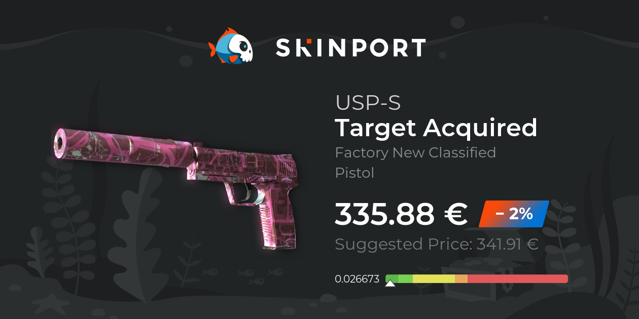 USP-S | Target Acquired (Factory New) - Counter-Strike 2 - Skinport