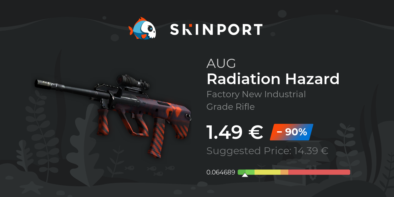 AUG | Radiation Hazard (Factory New) - Counter-Strike 2 - Skinport