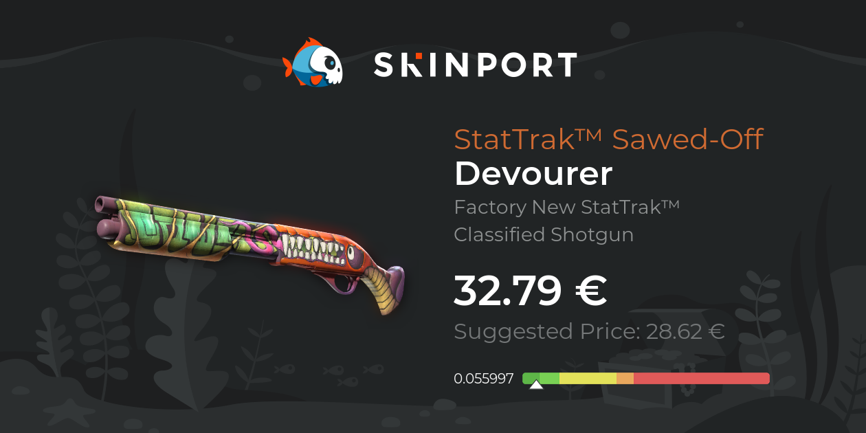 StatTrak™ Sawed-Off | Devourer (Factory New) - Counter-Strike 2 - Skinport