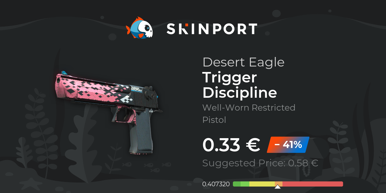 Desert Eagle | Trigger Discipline (Well-Worn) - Counter-Strike 2 - Skinport