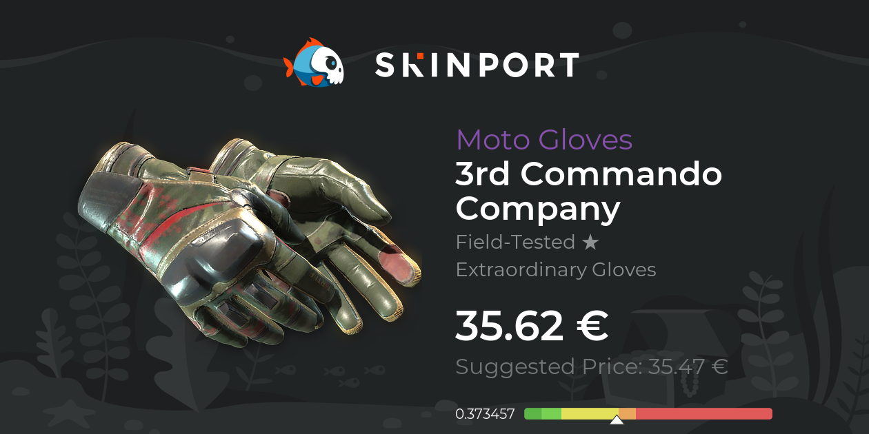 Moto Gloves | 3rd Commando Company (Field-Tested) - Counter-Strike 2 ...