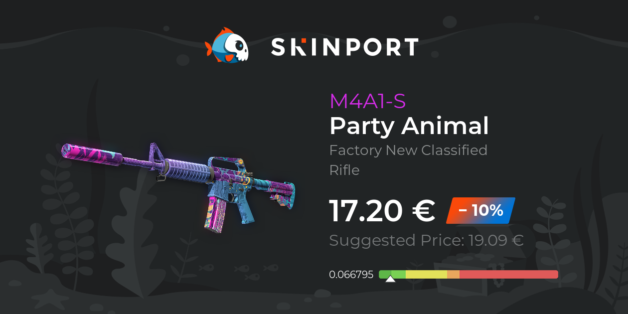 M4A1-S | Party Animal (Factory New) - Counter-Strike 2 - Skinport