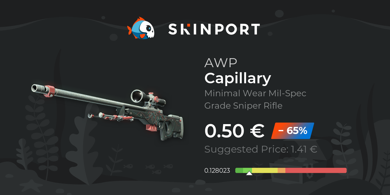 AWP | Capillary (Minimal Wear) - Counter-Strike 2 - Skinport