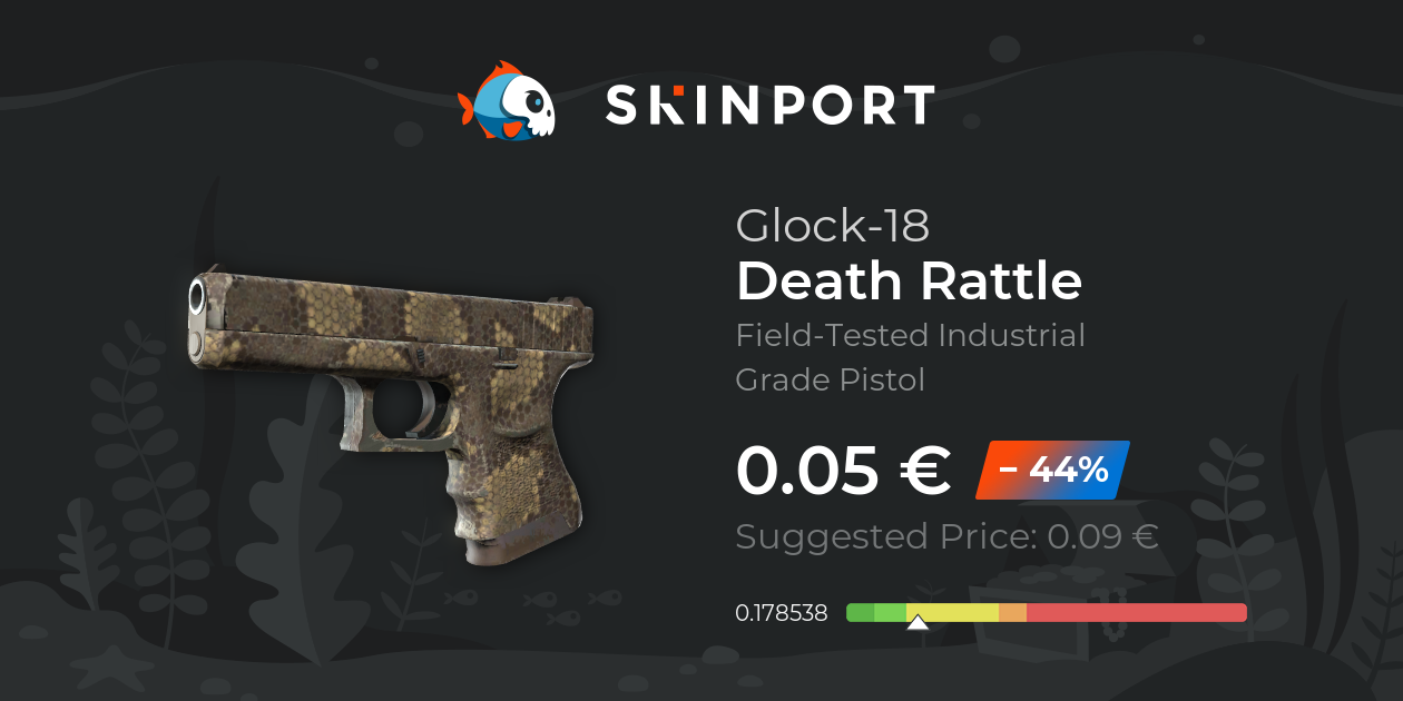 Glock-18 | Death Rattle (Field-Tested) - Counter-Strike 2 - Skinport