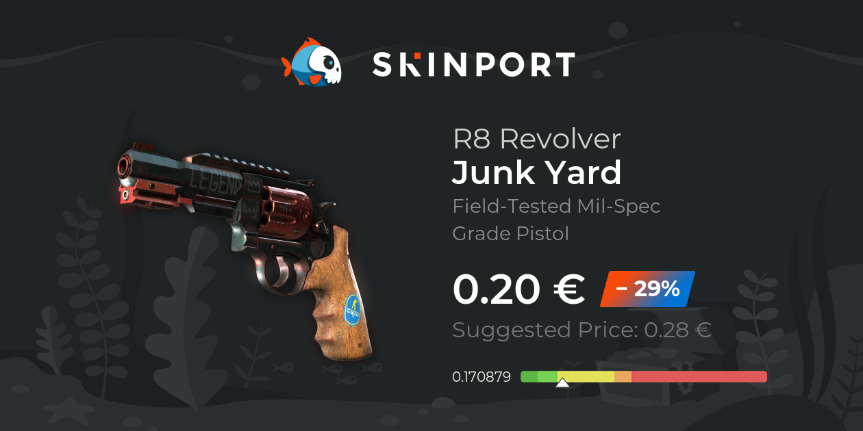 R8 Revolver | Junk Yard (Field-Tested) - Counter-Strike 2 - Skinport