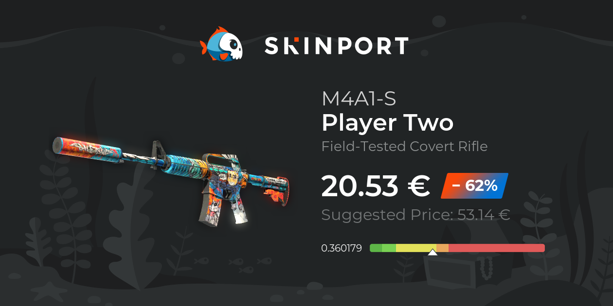 M4A1-S | Player Two (Field-Tested) - Counter-Strike 2 - Skinport