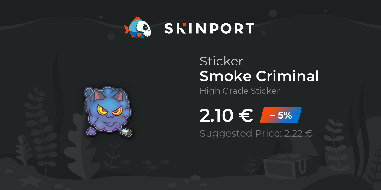 Sticker | Smoke Criminal - Counter-Strike 2 - Skinport