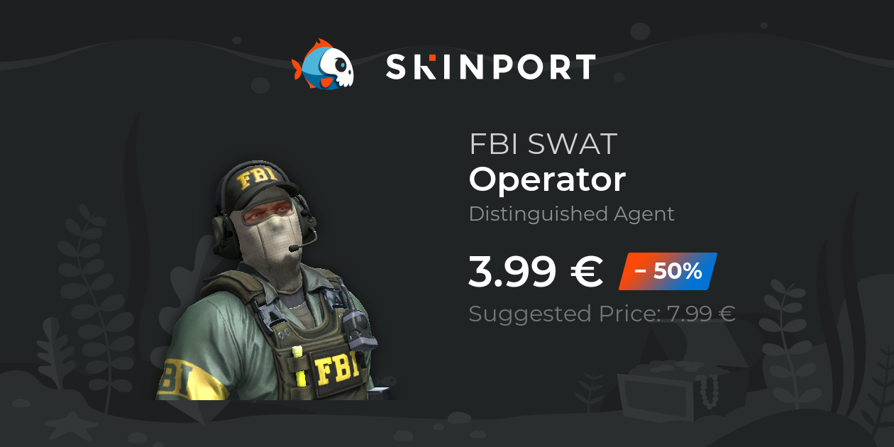 Operator | FBI SWAT - CS2 - Skinport