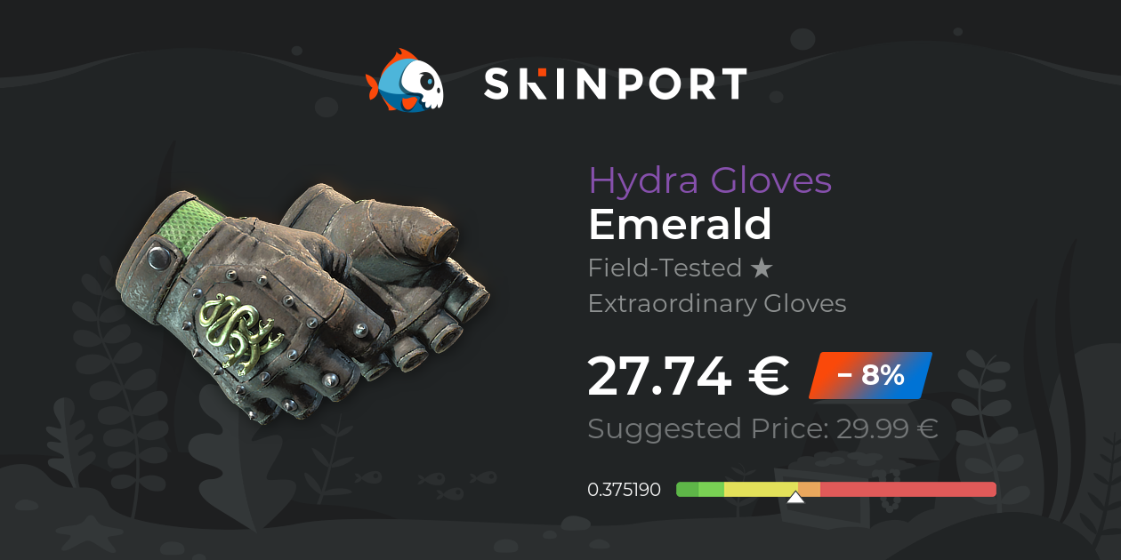 Hydra Gloves | Emerald (Field-Tested) - Counter-Strike 2 - Skinport