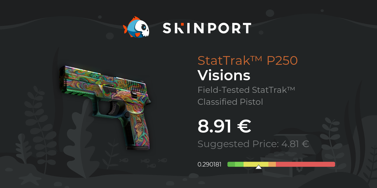 StatTrak™ P250 | Visions (Field-Tested) - CS:GO - Skinport