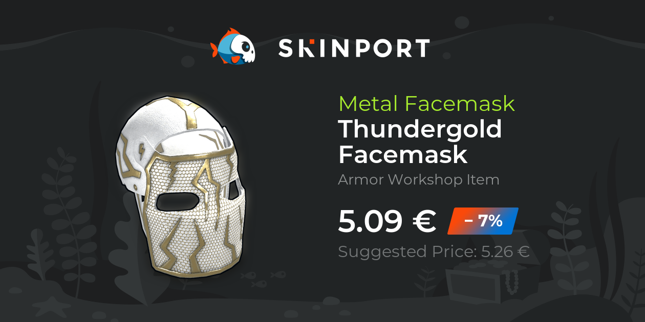 Thundergold Facemask - Rust - Skinport