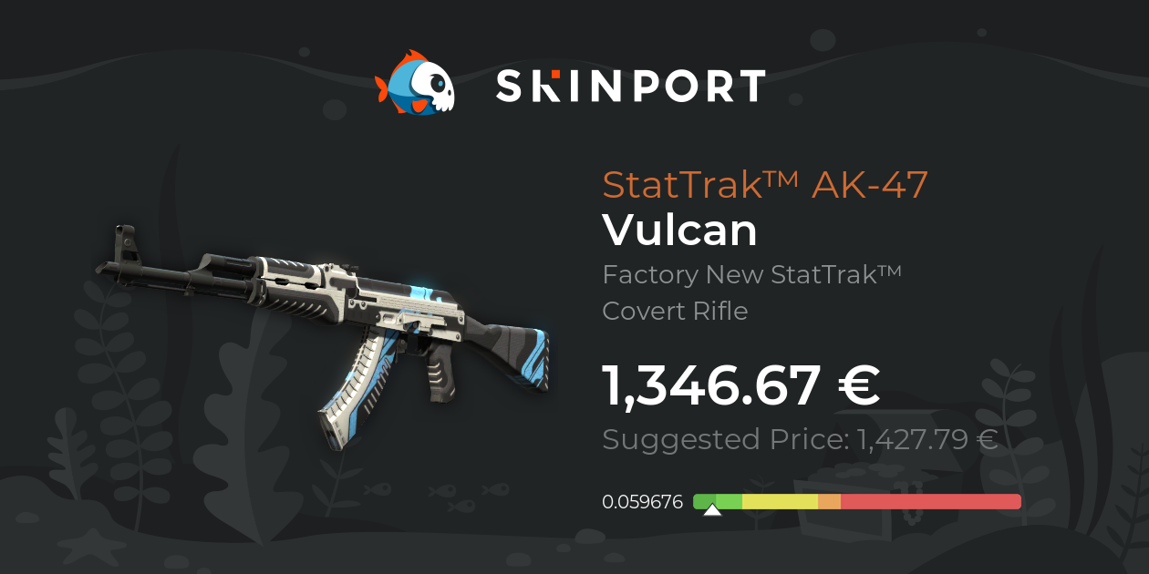 StatTrak™ AK-47 | Vulcan (Factory New) - Counter-Strike 2 - Skinport