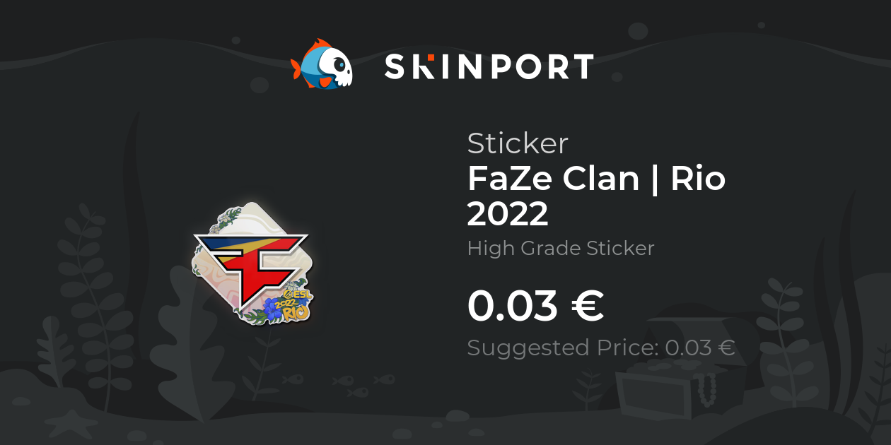 Sticker | FaZe Clan | Rio 2022 - Counter-Strike 2 - Skinport