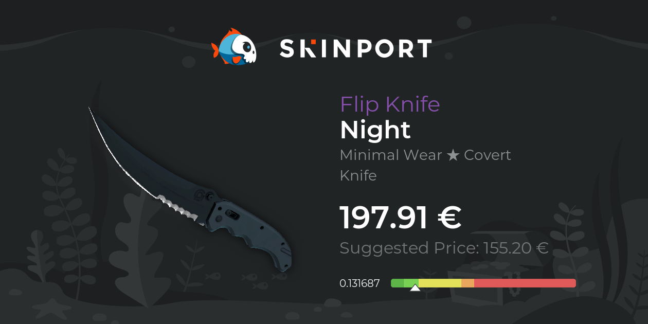 Flip Knife Night (Minimal Wear) CounterStrike 2 Skinport