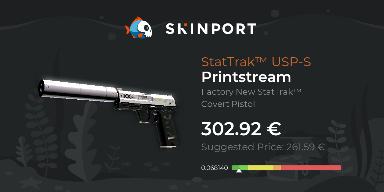 StatTrak™ USPS Printstream (Factory New) CS2 Skinport