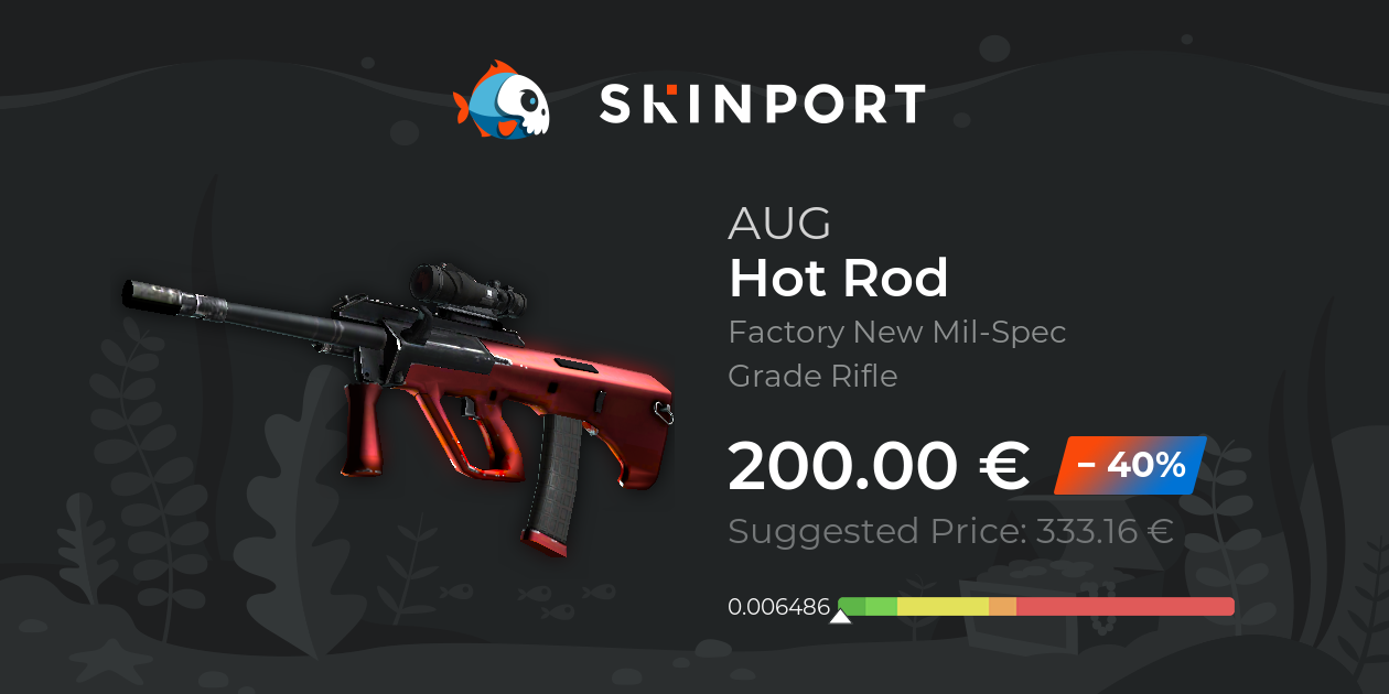 AUG | Hot Rod (Factory New) - Counter-Strike 2 - Skinport