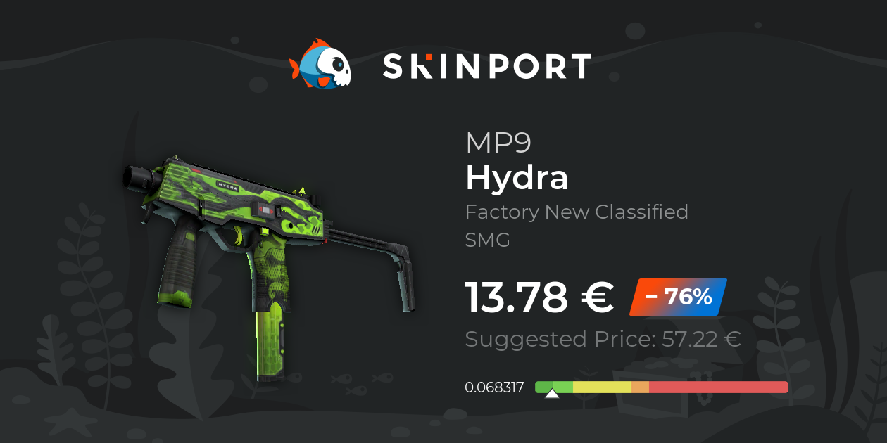 MP9 | Hydra (Factory New) - CS:GO - Skinport