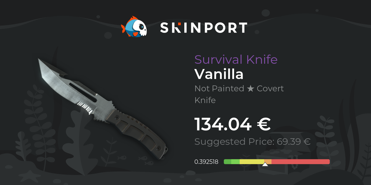 Survival Knife CounterStrike 2 Skinport