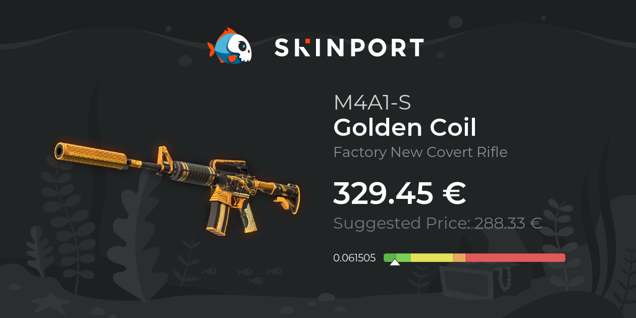 M4A1-S | Golden Coil (Factory New) - Counter-Strike 2 - Skinport
