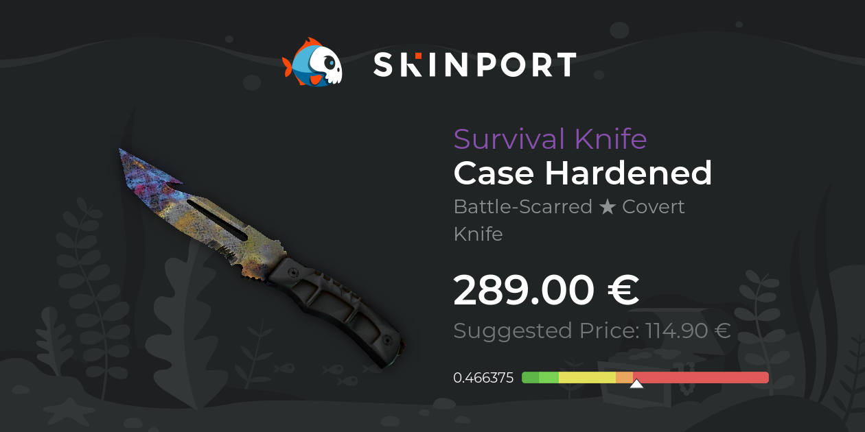 Survival Knife Case Hardened (BattleScarred) CSGO Skinport