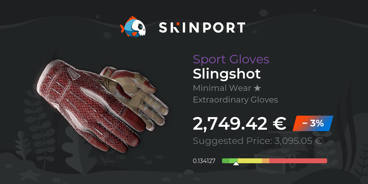 Sport Gloves Slingshot (Minimal Wear) CSGO Skinport