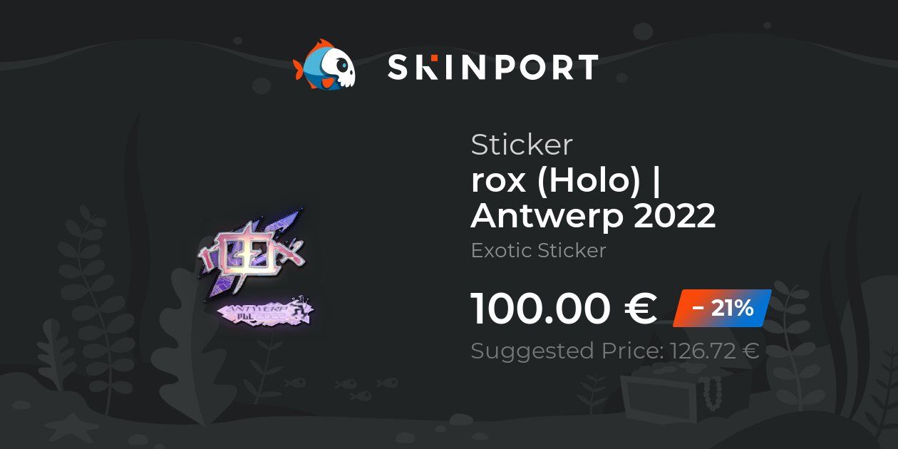 Sticker rox (Holo) Antwerp 2022 CounterStrike 2 Skinport
