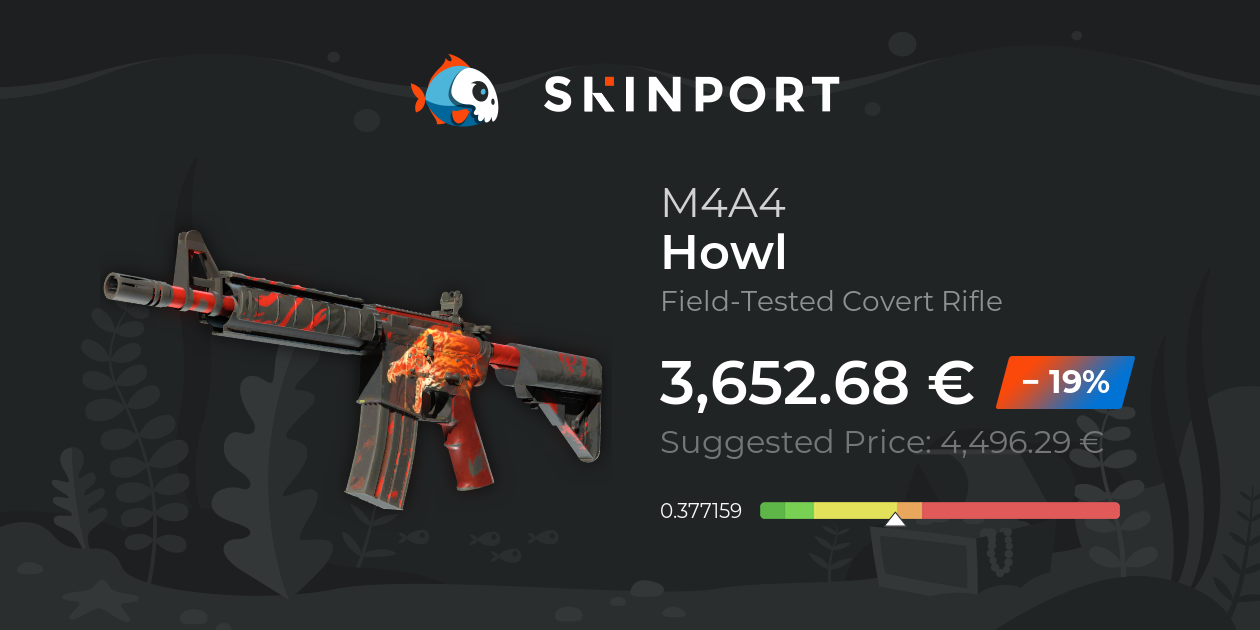 M4A4 | Howl (Field-Tested) - Counter-Strike 2 - Skinport