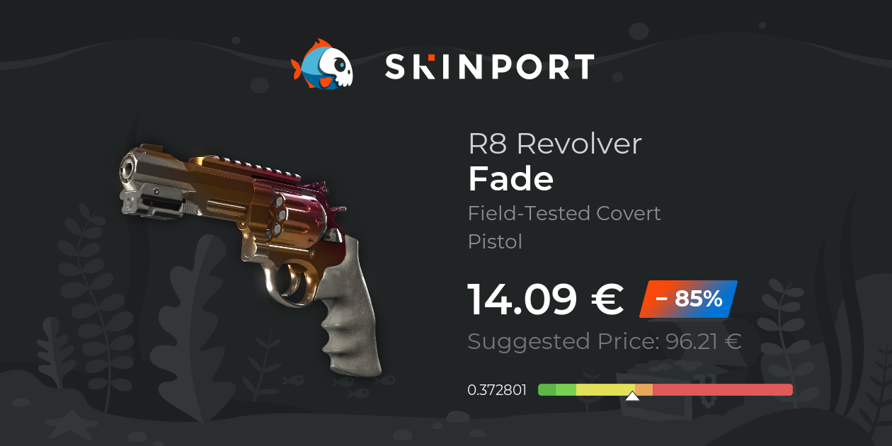 R8 Revolver | Fade (Field-Tested) - Counter-Strike 2 - Skinport
