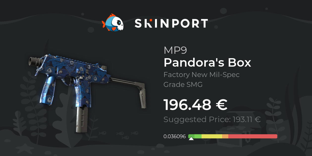 MP9 | Pandora's Box (Factory New) - Counter-Strike 2 - Skinport