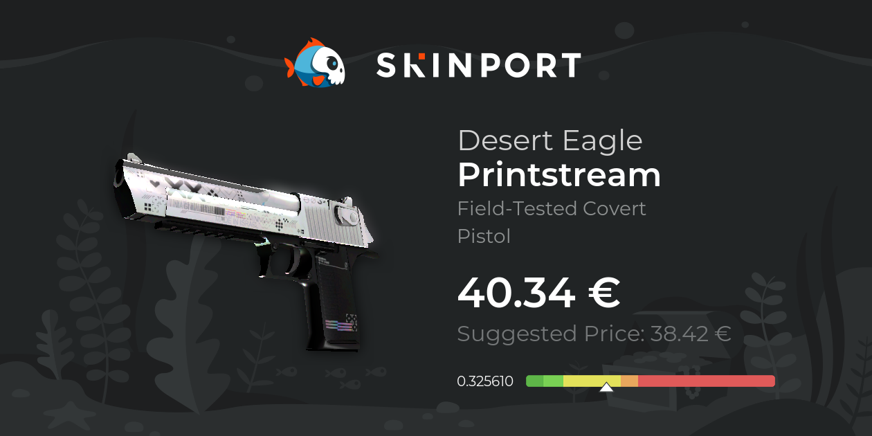Desert Eagle Printstream (FieldTested) CS2 Skinport