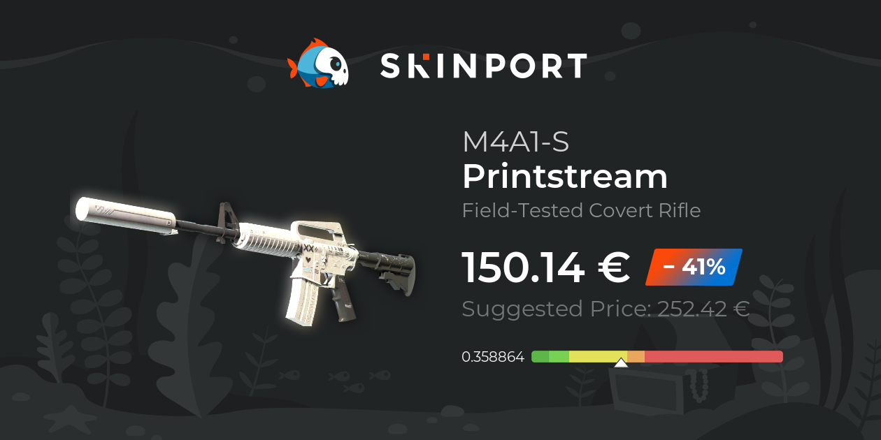 M4A1S Printstream (FieldTested) CounterStrike 2 Skinport